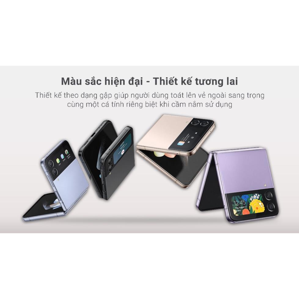 Điện thoại Samsung Galaxy Z Flip4  Hỗ trợ 5G Fullbox Bh 12 tháng