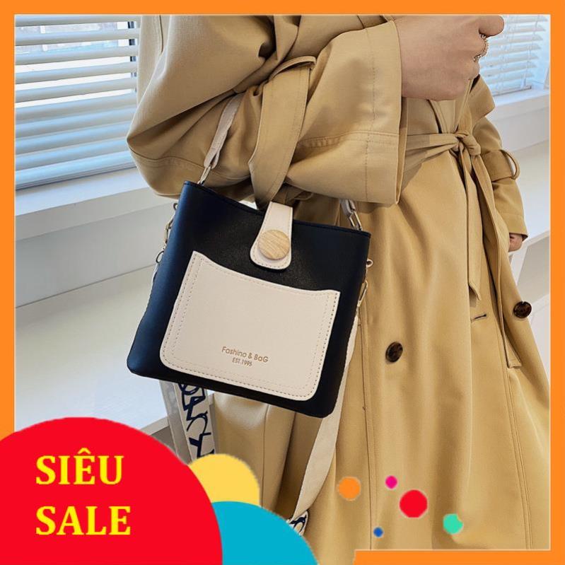 [Tặng Kèm Chun Buộc Tóc] Túi Xách Nữ Đeo Chéo Thời Trang Hàn Quốc Đi Học Đi Làm Cao Cấp Giá Rẻ Da Đẹp - Tdc096 Hot Đẹp