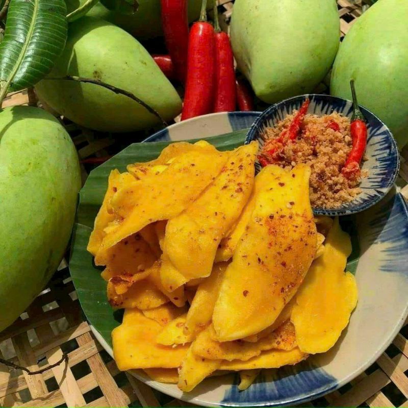 Xoài Sấy Muối Ớt 500gr