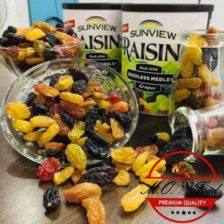 Nho khô mỹ sunview raisins lon 450gr