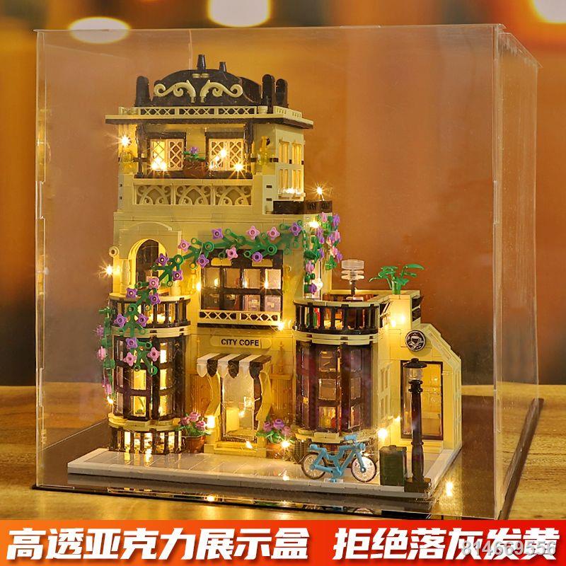 Tương Thích Với Lego Street View Series Thành Phố Khối Xây Nhà Tự Lắp Ráp Mô Hình Đồ Chơi Bé Gái Quà Tặng Sinh Nhật