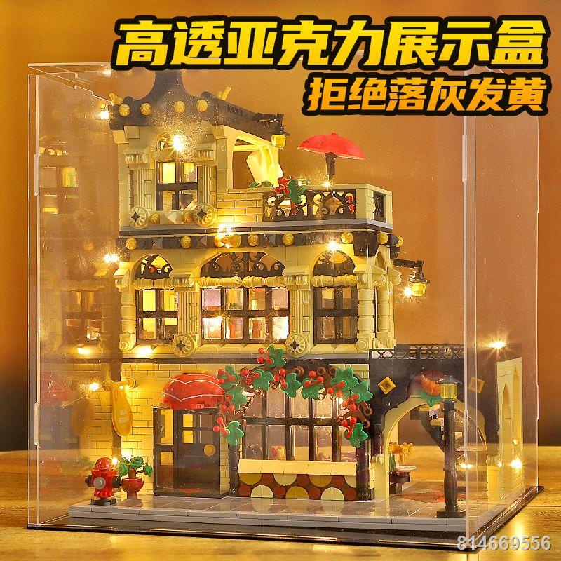 Tương Thích Với Lego Street View Series Thành Phố Khối Xây Nhà Tự Lắp Ráp Mô Hình Đồ Chơi Bé Gái Quà Tặng Sinh Nhật
