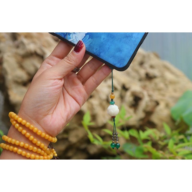 Móc Treo ĐT Sen Bách Diệp Cầu Bình An