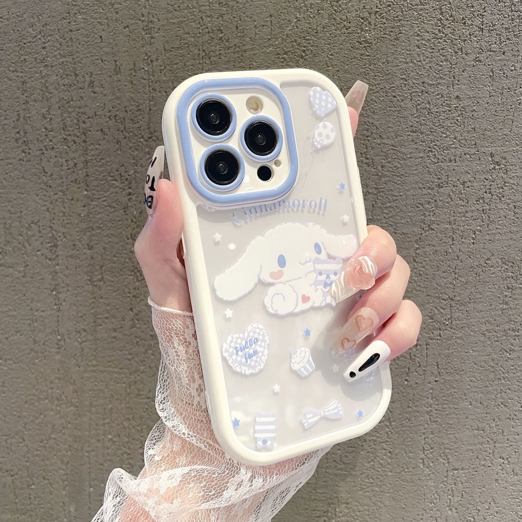 Ốp Điện Thoại In Hình Chú Chó Hoạt Hình Cho Apple 14 / 13 / 12 / 11 / 7 / 8