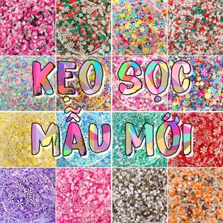 Cốm / Fimo đất sét / kẹo sọc / 10g / MÃ::