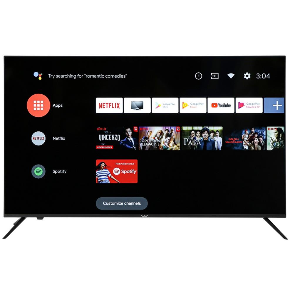 Android Tivi AQUA 4K 50 inch LE50AQT6600UG Mới 220V