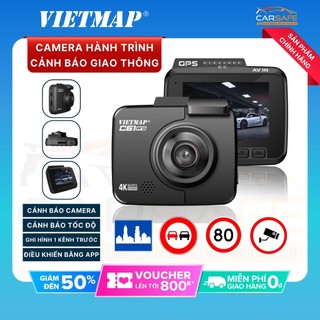 Vietmap C61 Pro CarSafe| Báo biển giới hạn tốc độ | Camera ghi hình 4K phía trước