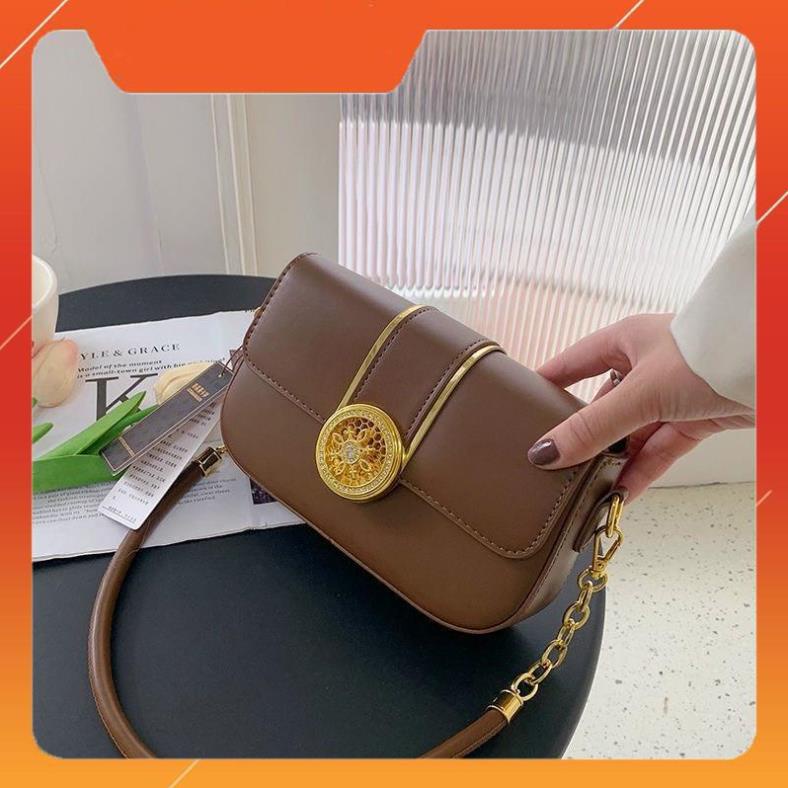 Túi Xách Đeo Chéo Cao Cấp Nữ Dây Da Thời Trang Phong Cách Công Sở Đi Làm Du Lịch Đi Chơi Đẹp - Tdc029 Hot Đẹp Ok Hot ! T