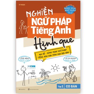 Sách Nghiền ngữ pháp Tiếng Anh hình que - Tập 1: Cơ bản - mega