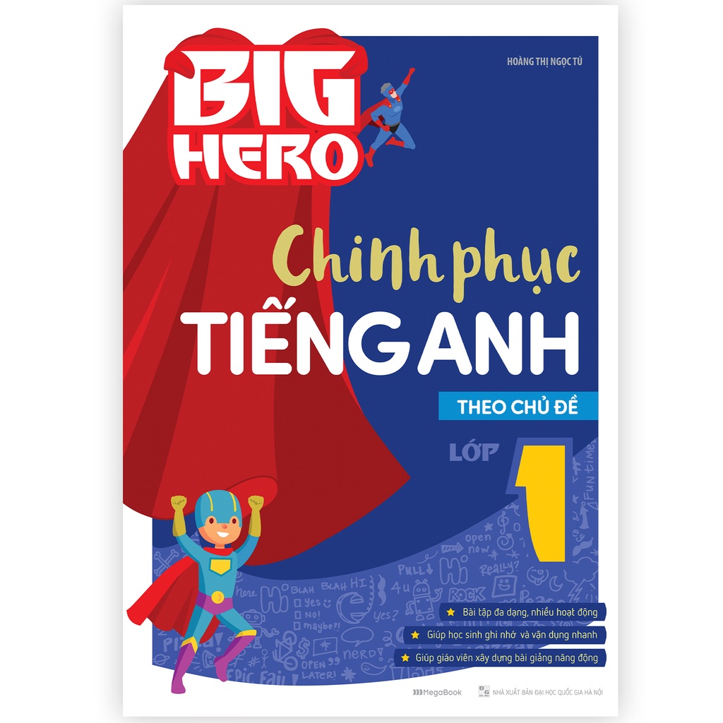 Sách - Big Hero Chinh phục tiếng Anh theo chủ đề lớp 1