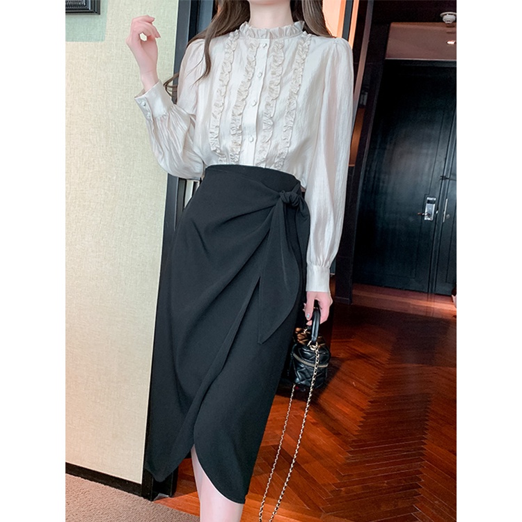 Chân Váy Công Sở Chữ A kiểu Thắt Nơ M13 phong cách