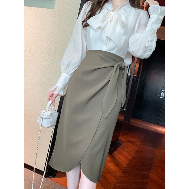 Chân Váy Công Sở Chữ A kiểu Thắt Nơ M13 phong cách