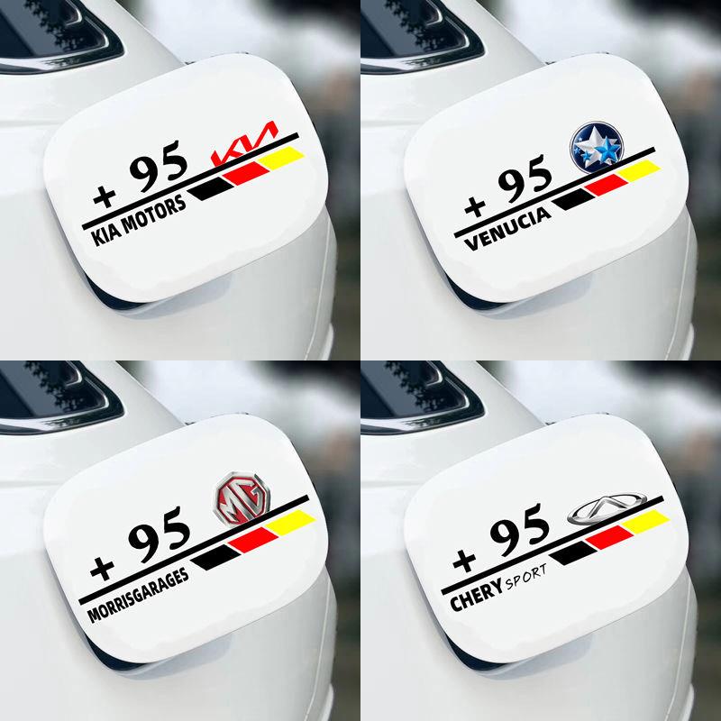 Miếng Dán Trang Trí Nắp Bình Xăng Xe Hơi 92 Độc Đáo#95Hình Dán logo Cảnh Báo Nổi Tiếng Trang Trí Thân Xe Hơi Thể Thao