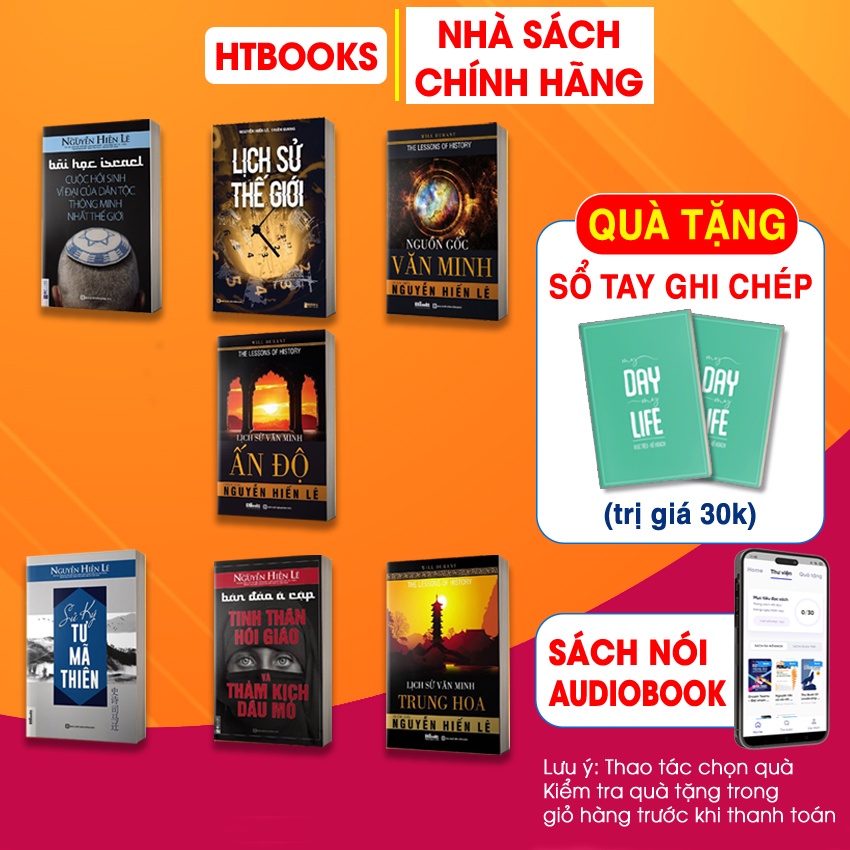 Bộ Sách Lịch Sử Nhân loại Tinh Hoa Lịch Sử Văn Minh Thế Giới Nguyễn Hiến Lê Bizbooks