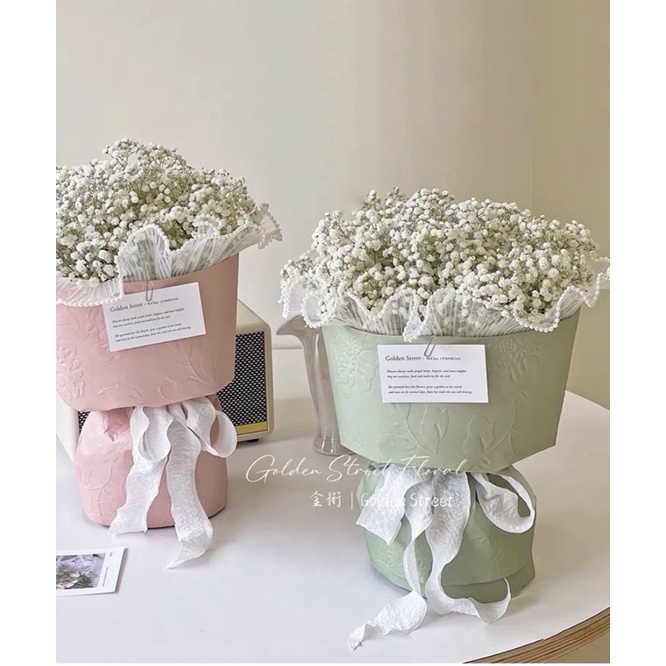 Ruy băng vải viền bô rê bản to 4cm - phụ kiện handmade, gói hoa quà tặng