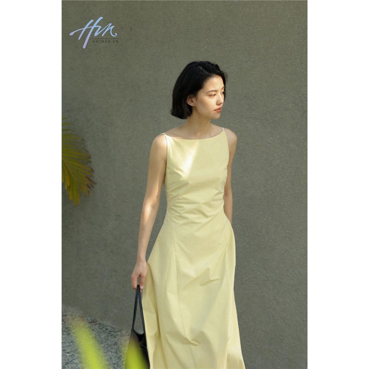 Đầm Lệch Vai Phong Cách Pháp Cổ Điển Thời Trang Xuân Hè Cho Nữ
