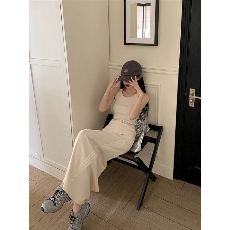 Đầm Dài Hai Dây Mùa Hè 2023 Phong Cách Mỹ Hàng Mới Chất Lượng Cao Dành Cho Bé Gái