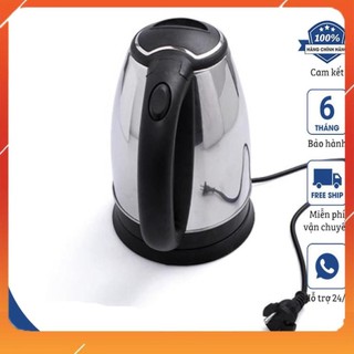 Ấm Siêu Tốc Đun Nước 1.8 Lít Siêu Tiếp Kiệm Điện, Bình Đun Nước Siêu Tốc Electric Kettle chất liệu inox