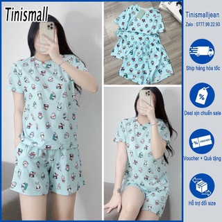 Đồ bộ nữ thun cotton 100%, chất thun mềm mỏng thoáng mát