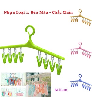 Móc 8 kẹp nhựa duy tân chắc chắn