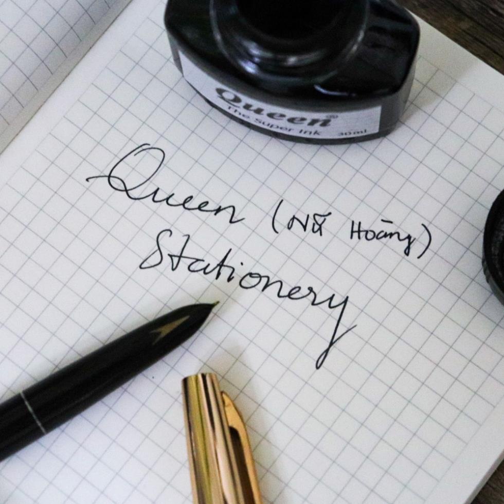 Bút máy Hero 336 chính hãng - Phiên bản quốc tế - Màu Đen/Đỏ/Xanh Lá - 1 Cây - Bút máy Queen