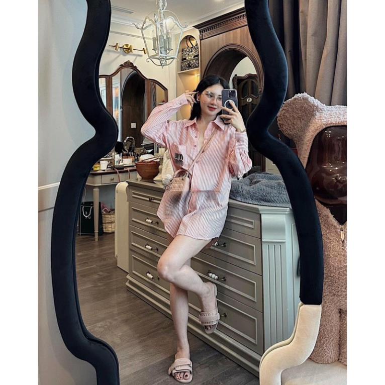 Áo Sơ Mi Kẻ Miuiu QC