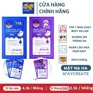 Mặt Nạ HA Hyaluronic Acid Maycreate Dưỡng Ẩm Trắng Sáng Da