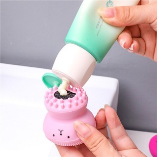 Cọ Rửa Mặt Bạch Tuộc (Màu Hồng)