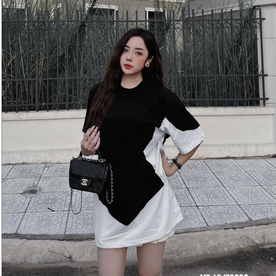 Áo Phông Nam D.G Hót Tren An Thuyên Phối Thân Trắng Đen New 2023 - Áo Thun Đôi Nam Nữ D.G