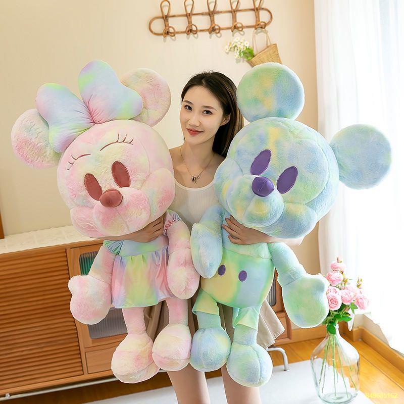 Đồ chơi nhồi bông Mickey búp bê màu sắc quà tặng búp bê Minnie