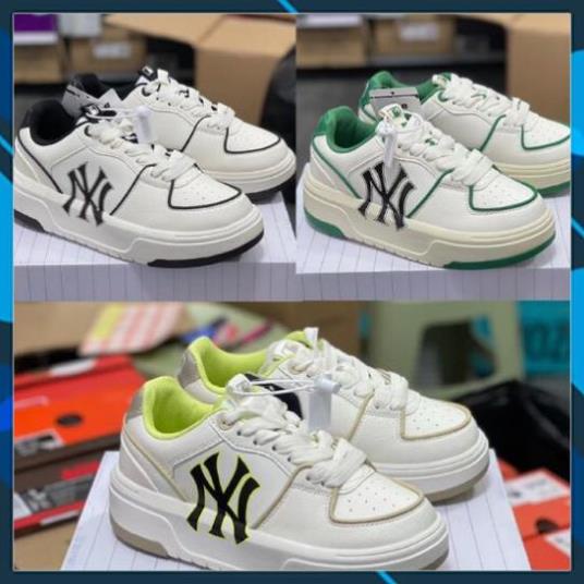 Giày sneaker MLB Chunky độn đế Liner NY New York Yankees Màu Xanh, Đen, La Cổ Thấp Cực Kỳ chất cho nam nữ dễ phối đồ