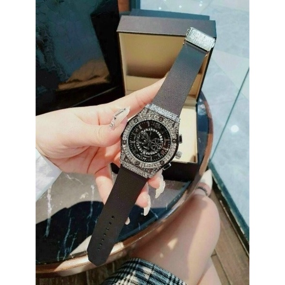 Đồng Hồ Nam nữ HU Cặp Đôi - Dây Hương Vani Cao Cấp - DH602 - Bảo hành 12 tháng