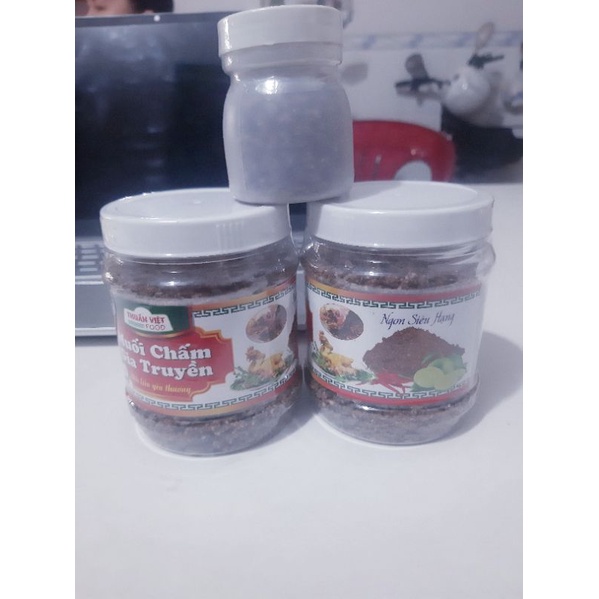 (khuyến mãi) combo 2 hũ muối tiêu rang gia truyền ( tặng 1 hũ nhỏ)