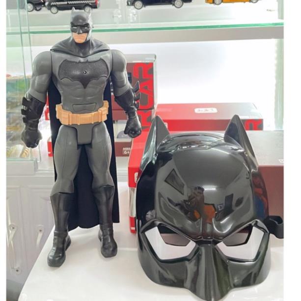 Combo Mô Hình Siêu Anh Hùng người Dơi Batman Kèm Mặt Nạ Siêu Ngầu Có Đèn Và Nhạc