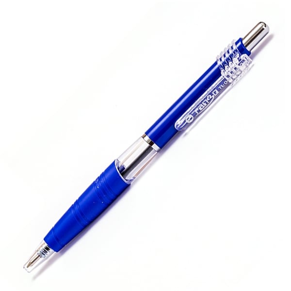 Combo 5/10/20 Bút bi Thiên Long TL-047 0.7mm mực xanh/đỏ/đen thiết kế cân đối, nút bấm mạ crom, có đệm cầm tay
