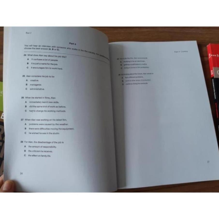 Cambridge First Certificate In English bộ 5q.