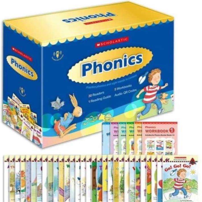 Scholastic Phonics Readers - 35 Books + File Nghe.