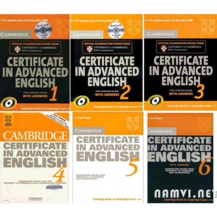 [Bản Chất lượng cao] Certificate In Advanced English (CAE) - 6 Books