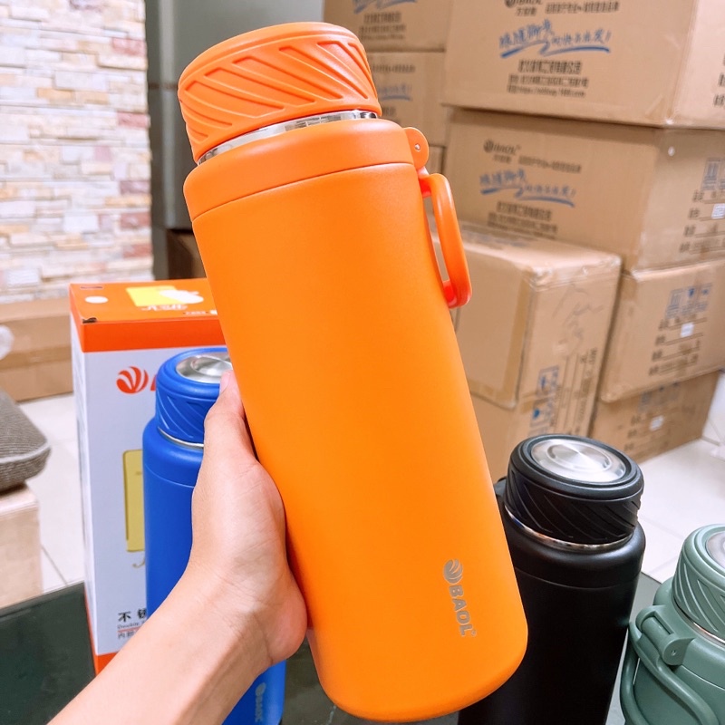 Bình Giữ Nhiệt Vỏ Nhám Sus304 Chính Hãng Baol 600ml,800ml,1000ml,1200ml,1500ml