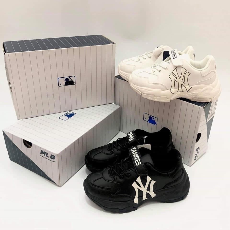 Giày M.L.B Kids Chunky Yankees NY 2 màu đen/trắng