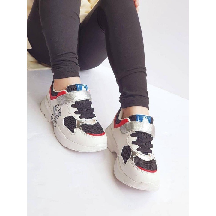 Giày Kids Chunky NY trắng phối đỏ đen