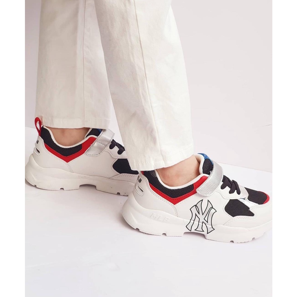 Giày Kids Chunky NY trắng phối đỏ đen