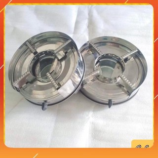 Bếp cồn mini , bếp cồn inox có chắn gió nhỏ gọn.