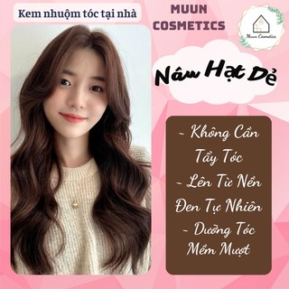 Thuốc Nhuộm Tóc Màu Nâu Hạt Dẻ (Tặng Kèm Oxy + Chụp Tóc + Bao Tay)