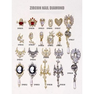 Charm nail hình vương miện đá-charm vương miện đá nail trang trí móng