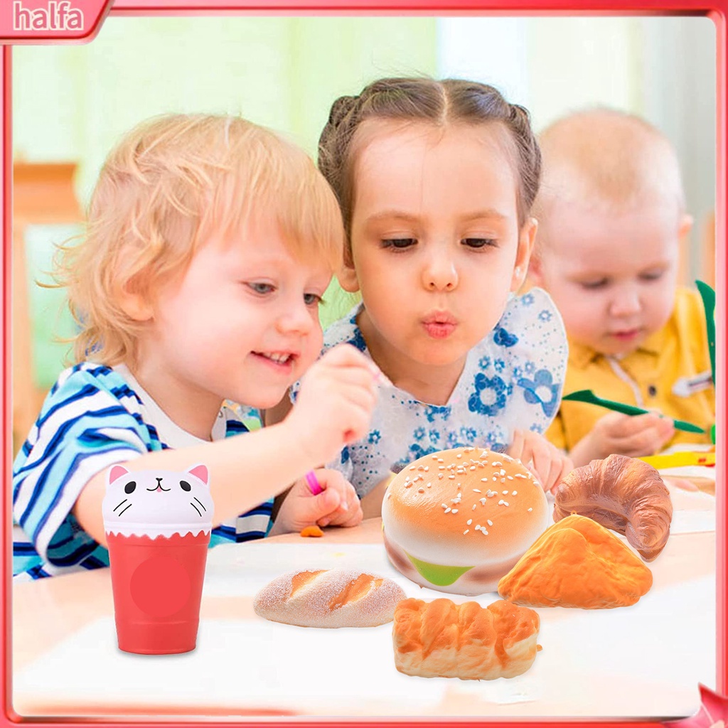 HALFA| Bánh Mì Hamburger Giả Dùng Làm Đạo Cụ Chụp Ảnh Trang Trí