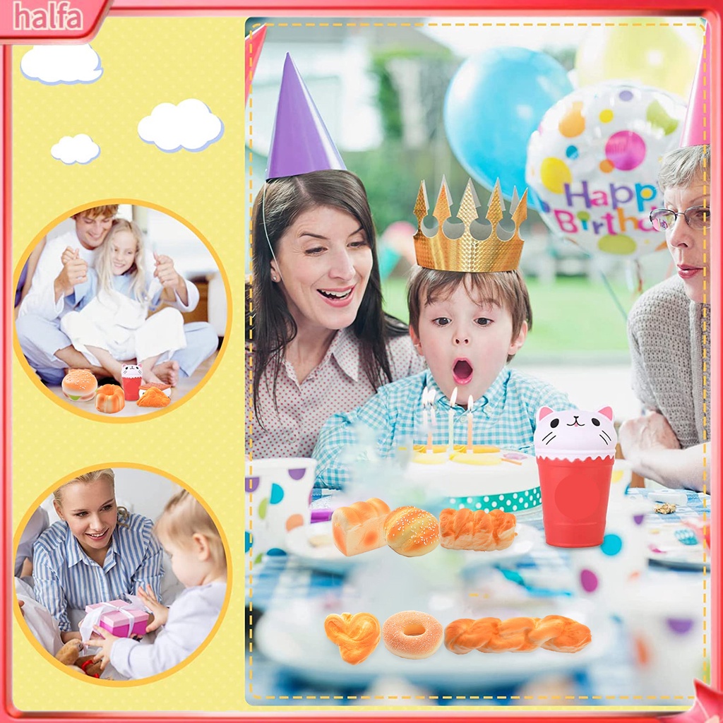 HALFA| Bánh Mì Hamburger Giả Dùng Làm Đạo Cụ Chụp Ảnh Trang Trí