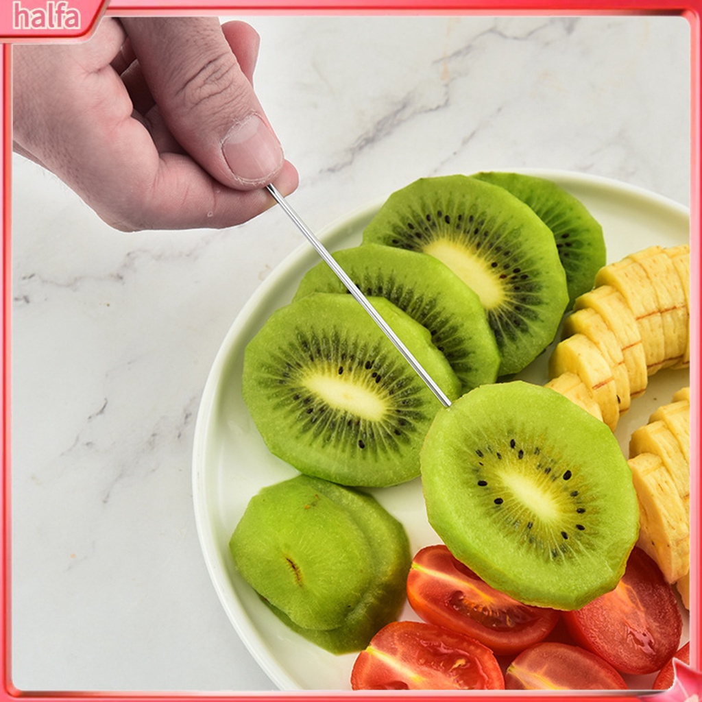 HALFA| 10 Que Xiên Trái Cây Bằng Thép Không Gỉ