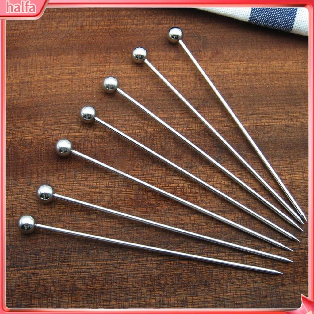 HALFA| 10 Que Xiên Trái Cây Bằng Thép Không Gỉ