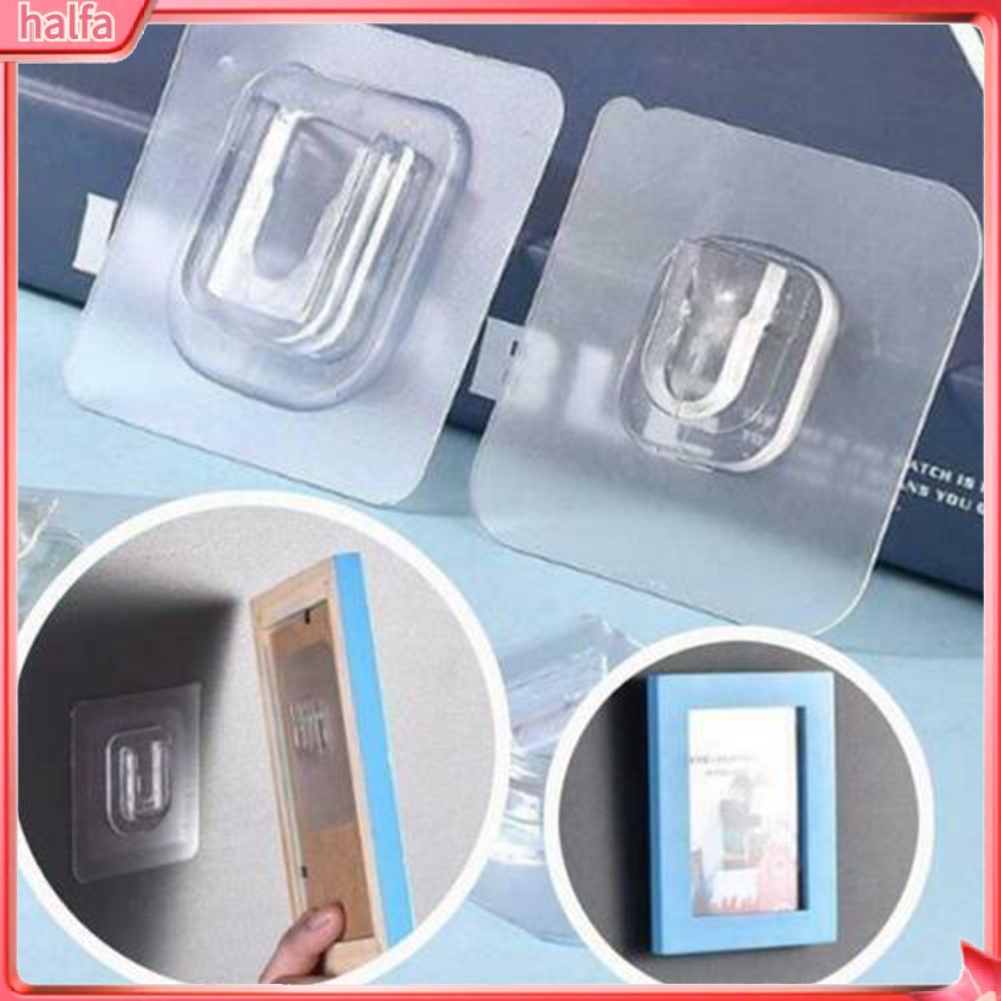 HALFA| Set 6 Móc Treo Đồ Dán Tường Tự Dính Không Cần Đục Lỗ